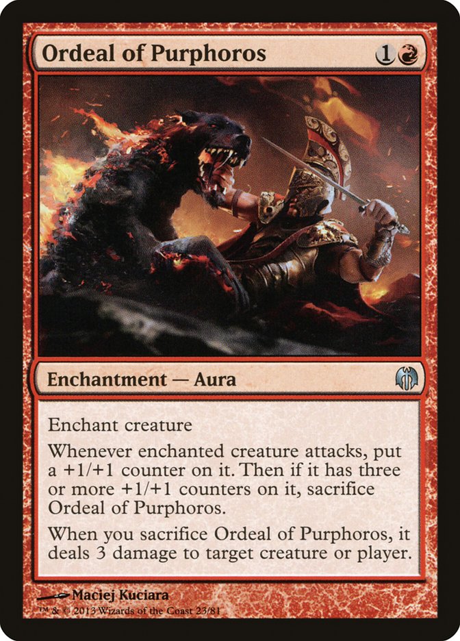 Ordeal of Purphoros [Duel Decks: Heroes vs. Monsters] | Gaming Infinity