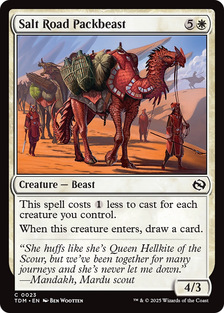 Salt Road Packbeast [Tarkir: Dragonstorm] | Gaming Infinity
