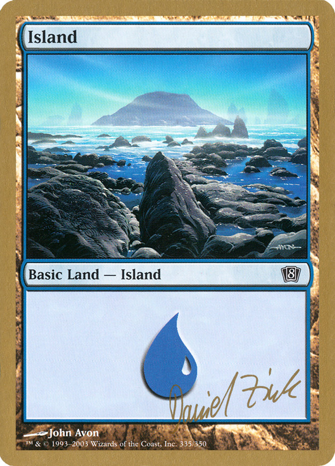 Island (dz335) (Daniel Zink) [World Championship Decks 2003] | Gaming Infinity