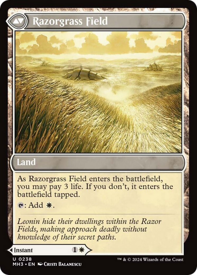 Razorgrass Ambush // Razorgrass Field [Modern Horizons 3] | Gaming Infinity