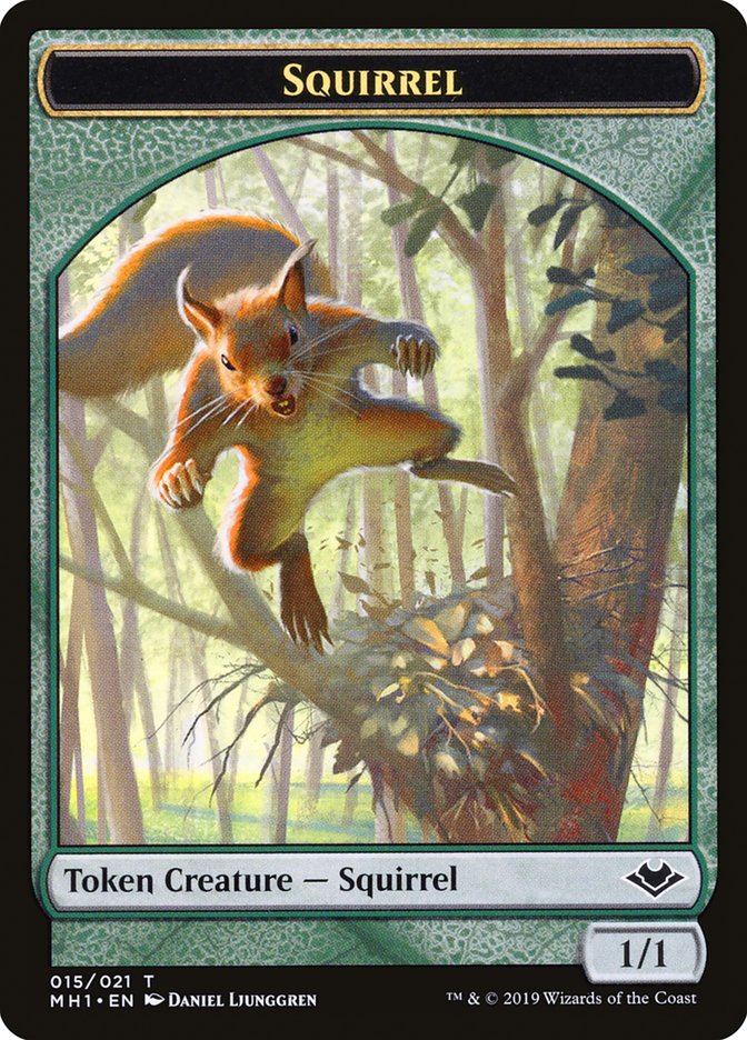 Goblin (010) // Squirrel (015) Double-Sided Token [Modern Horizons Tokens] | Gaming Infinity