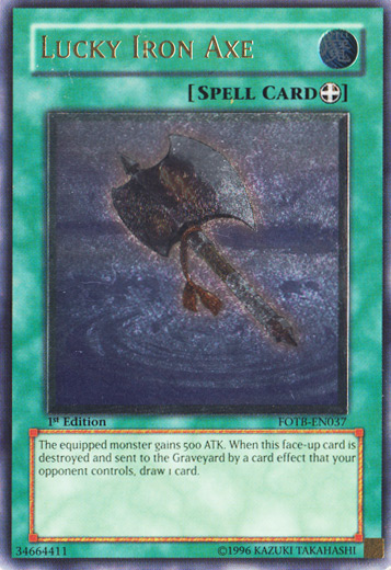 Lucky Iron Axe [FOTB-EN037] Ultimate Rare | Gaming Infinity