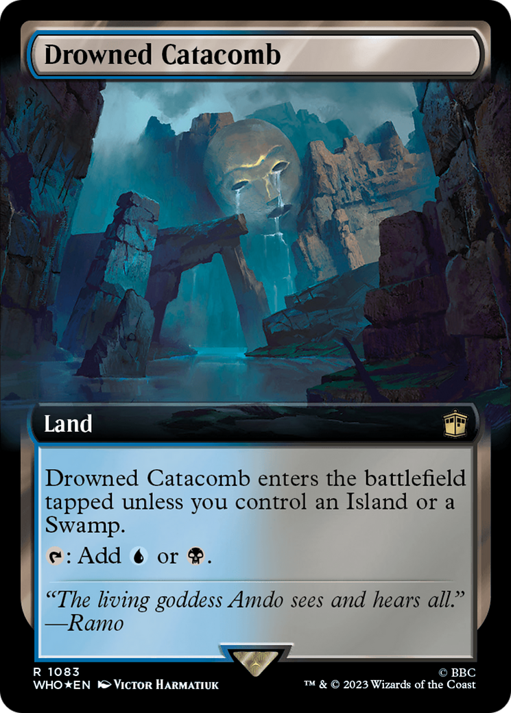 Drowned Catacomb (Extended Art) (Surge Foil) [Doctor Who] | Gaming Infinity