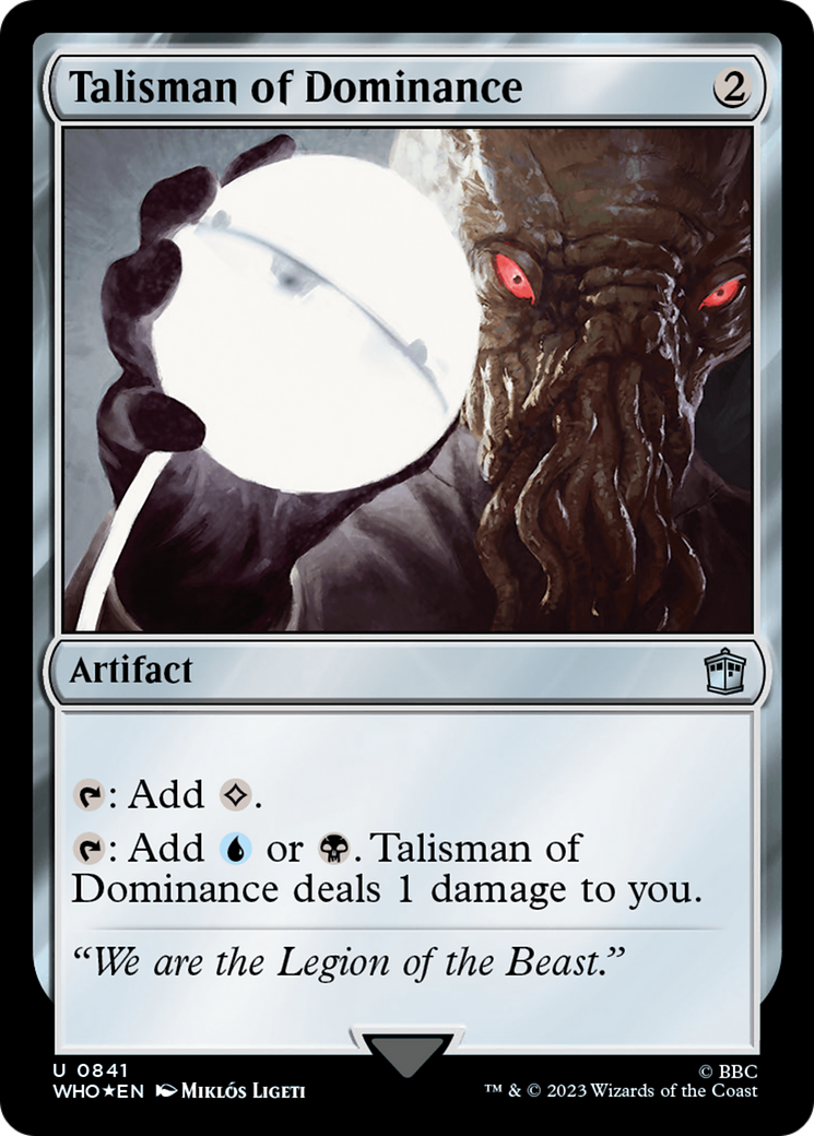 Talisman of Dominance (Surge Foil) [Doctor Who] | Gaming Infinity