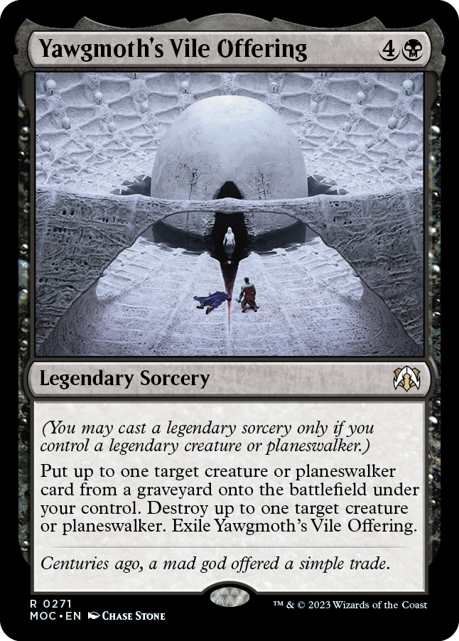 Yawgmoth's Vile Offering [March of the Machine Commander] | Gaming Infinity