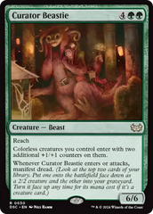 Curator Beastie (Extended Art) [Duskmourn: House of Horror Commander] | Gaming Infinity