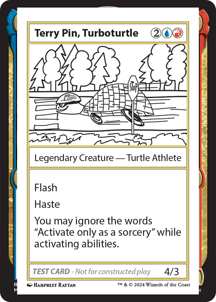 Terry Pin, Turboturtle [Mystery Booster 2 Playtest Cards] | Gaming Infinity