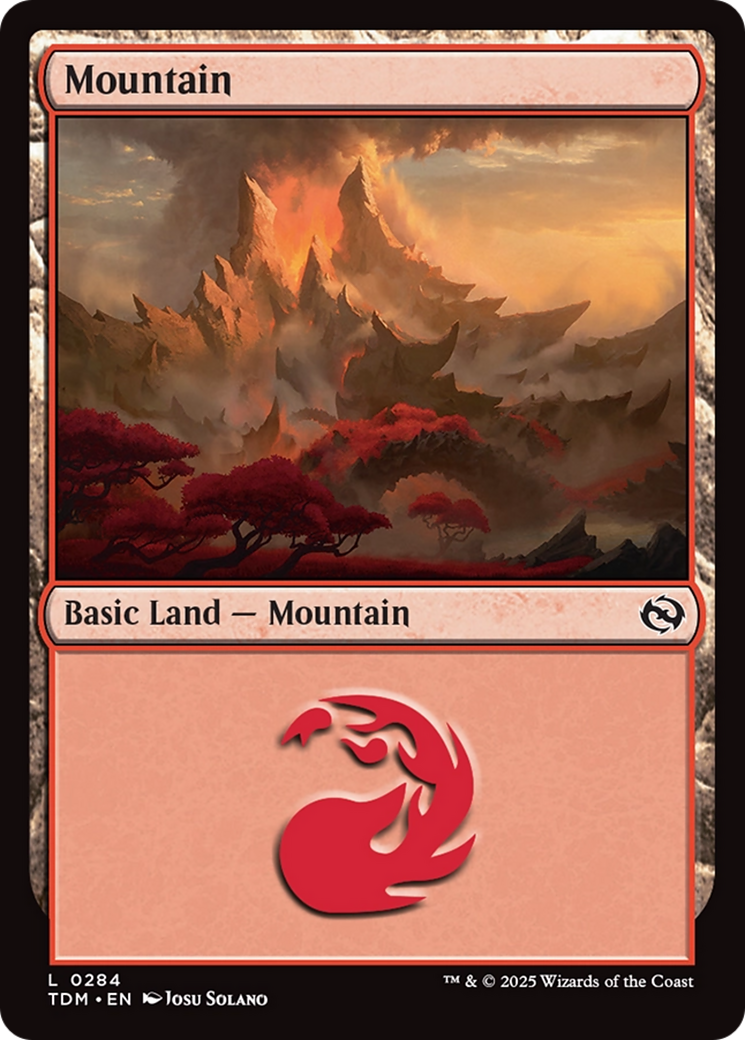 Mountain (0284) [Tarkir: Dragonstorm] | Gaming Infinity