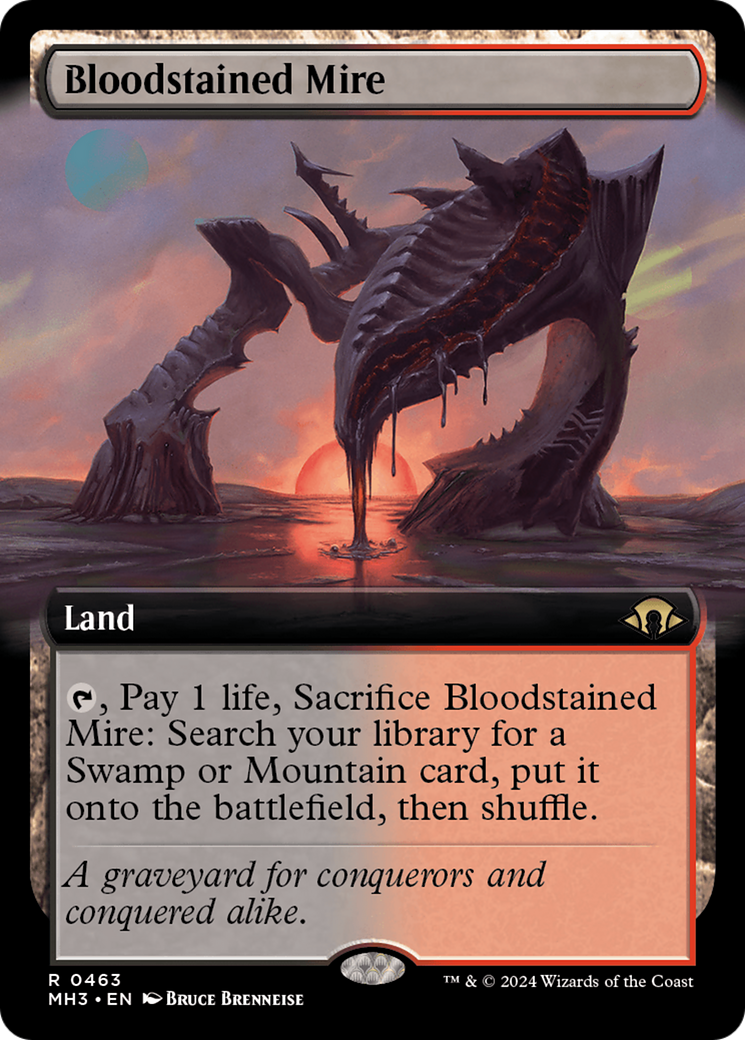 Bloodstained Mire (Extended Art) [Modern Horizons 3] | Gaming Infinity