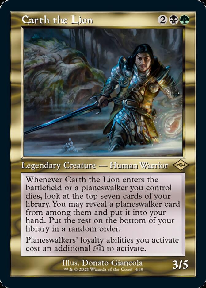 Carth the Lion (Retro) [Modern Horizons 2] | Gaming Infinity