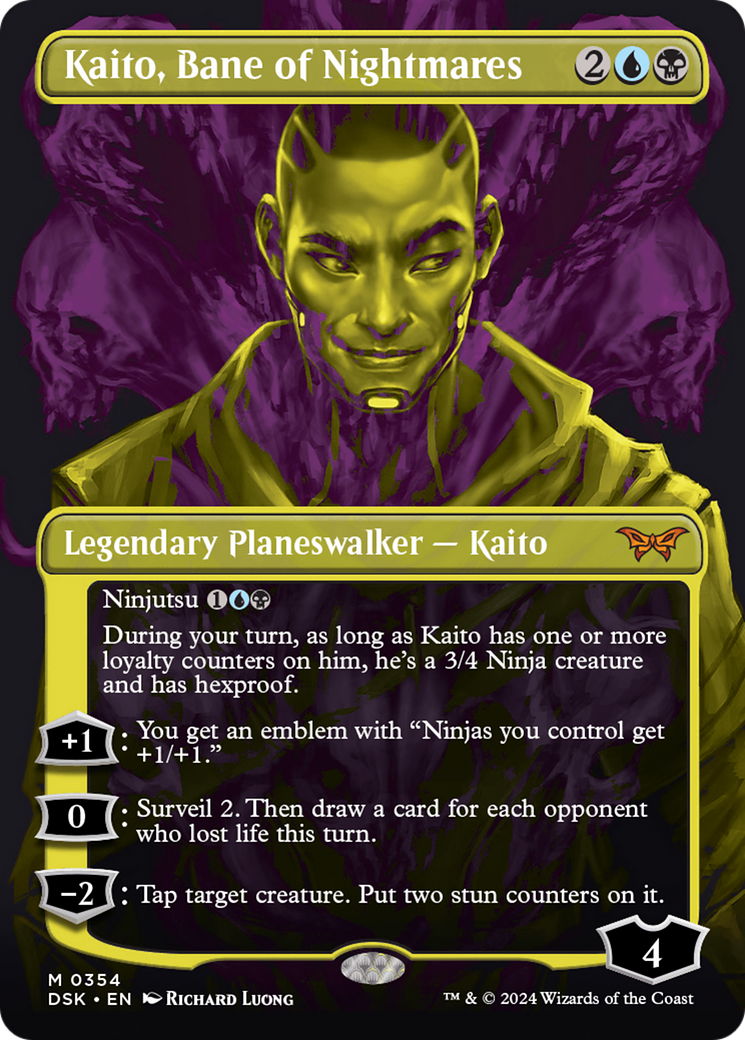 Kaito, Bane of Nightmares (Showcase) [Duskmourn: House of Horror] | Gaming Infinity