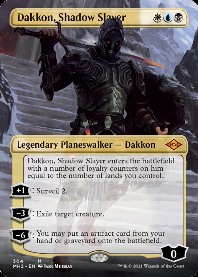 Dakkon, Shadow Slayer (Borderless) [Modern Horizons 2] | Gaming Infinity