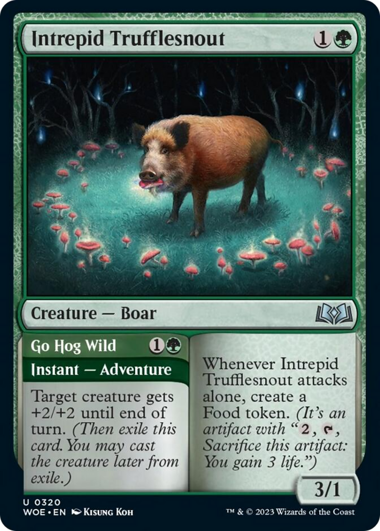 Intrepid Trufflesnout // Go Hog Wild [Wilds of Eldraine] | Gaming Infinity