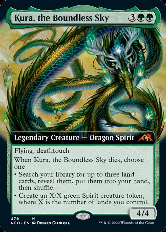 Kura, the Boundless Sky (Extended Art) [Kamigawa: Neon Dynasty] | Gaming Infinity