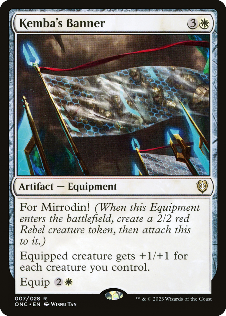 Kemba's Banner [Phyrexia: All Will Be One Commander] | Gaming Infinity