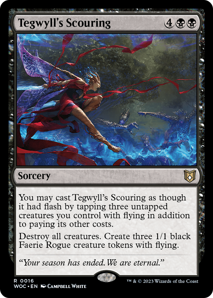 Tegwyll's Scouring [Wilds of Eldraine Commander] | Gaming Infinity