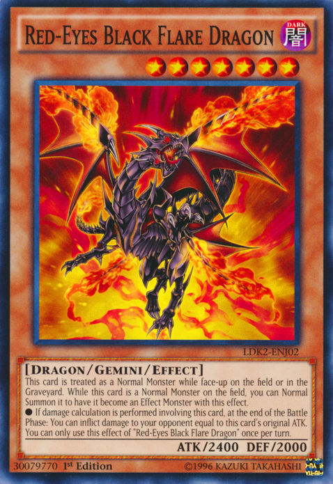 Red-Eyes Black Flare Dragon [LDK2-ENJ02] Common | Gaming Infinity