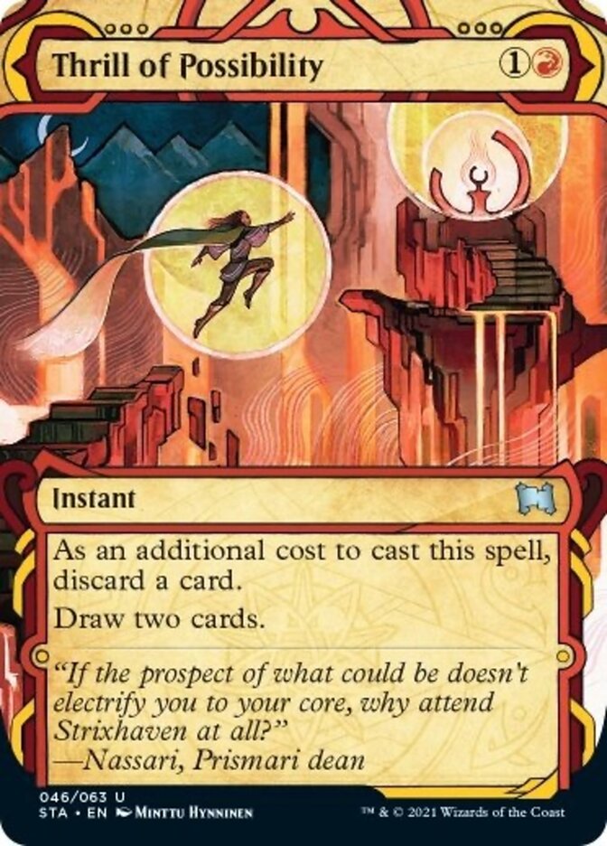 Thrill of Possibility (Foil Etched) [Strixhaven: Mystical Archive] | Gaming Infinity
