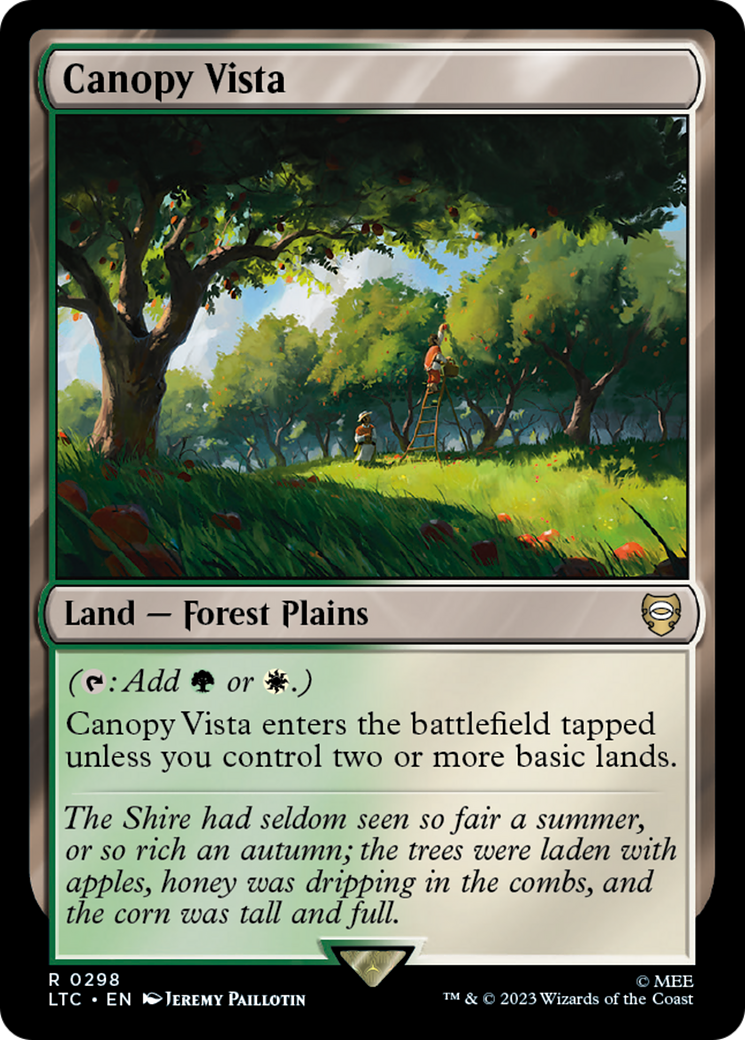 Canopy Vista [The Lord of the Rings: Tales of Middle-Earth Commander] | Gaming Infinity