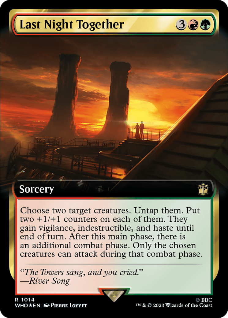 Last Night Together (Extended Art) (Surge Foil) [Doctor Who] | Gaming Infinity