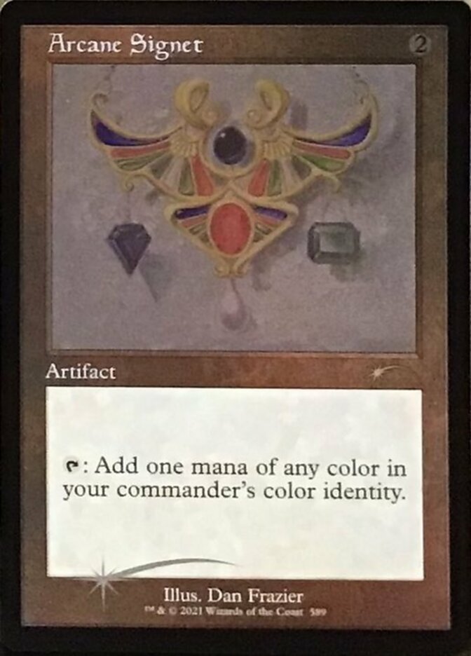 Arcane Signet (Retro) (Foil Etched) [Secret Lair Drop Promos] | Gaming Infinity