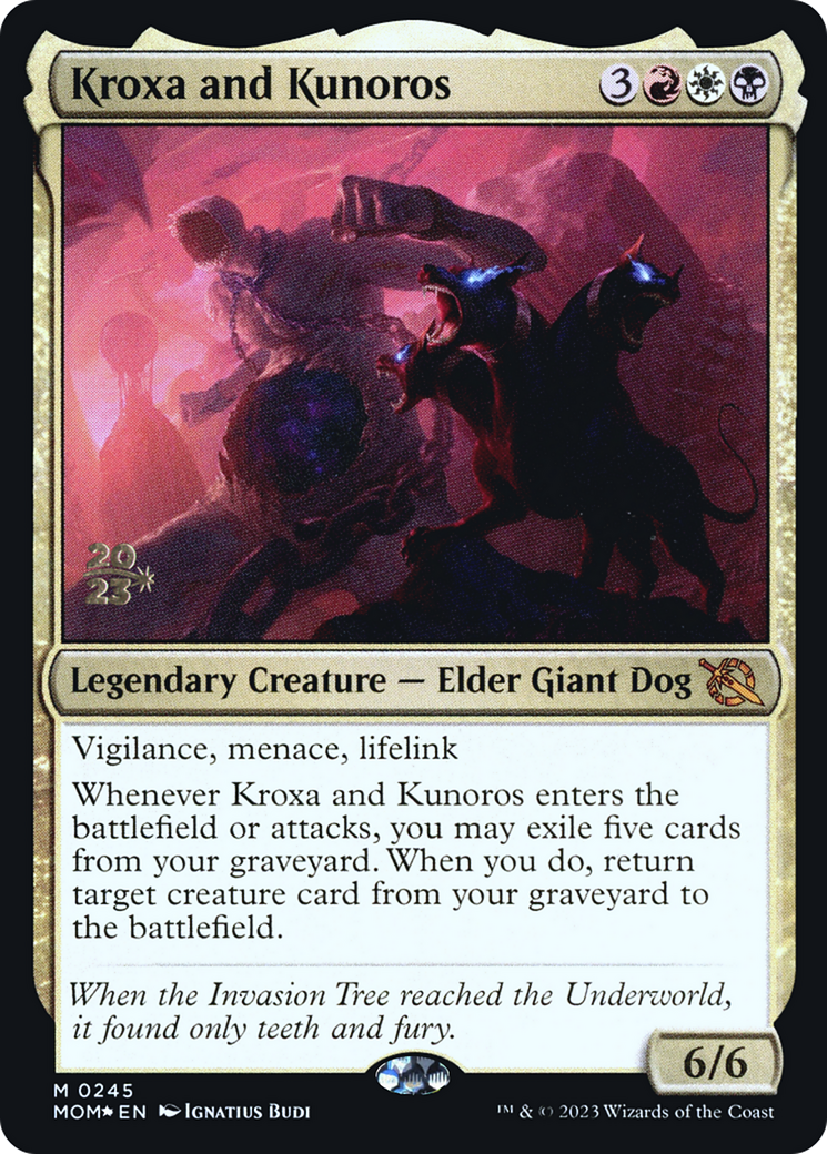 Kroxa and Kunoros [March of the Machine Prerelease Promos] | Gaming Infinity