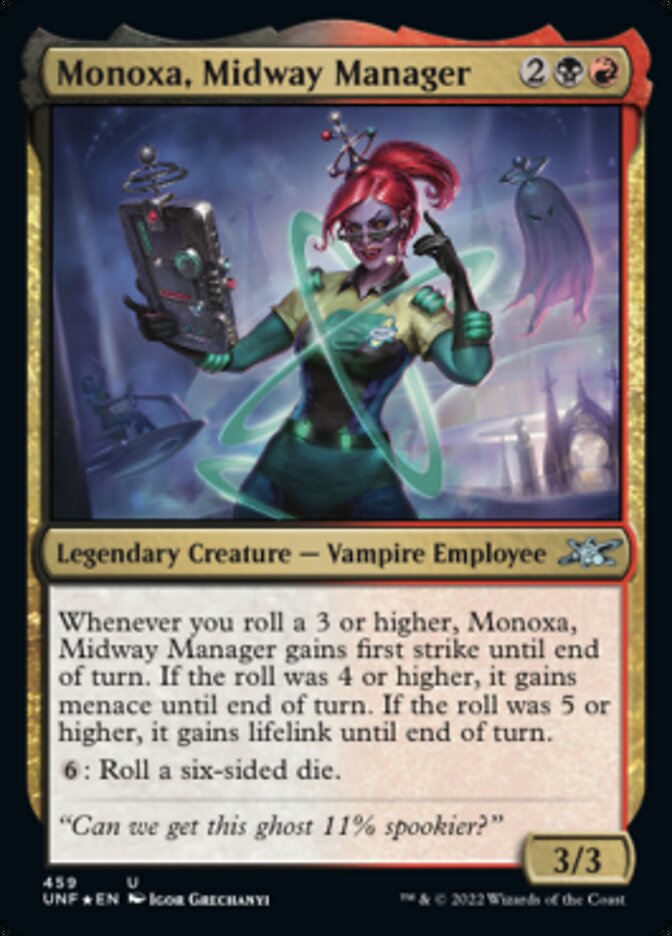 Monoxa, Midway Manager (Galaxy Foil) [Unfinity] | Gaming Infinity