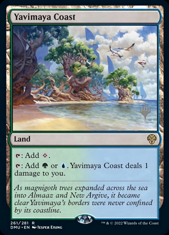 Yavimaya Coast (Promo Pack) [Dominaria United Promos] | Gaming Infinity