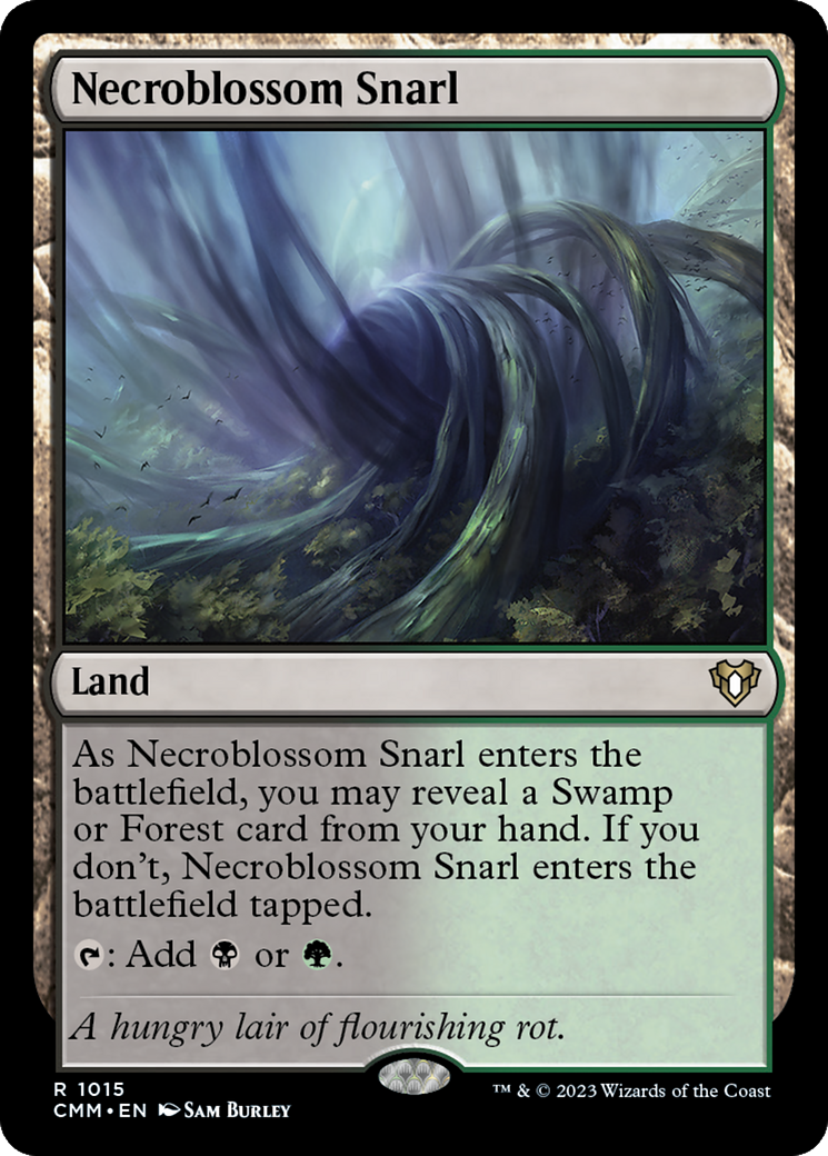 Necroblossom Snarl [Commander Masters] | Gaming Infinity