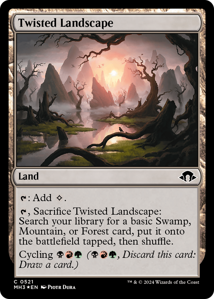 Twisted Landscape (Ripple Foil) [Modern Horizons 3] | Gaming Infinity