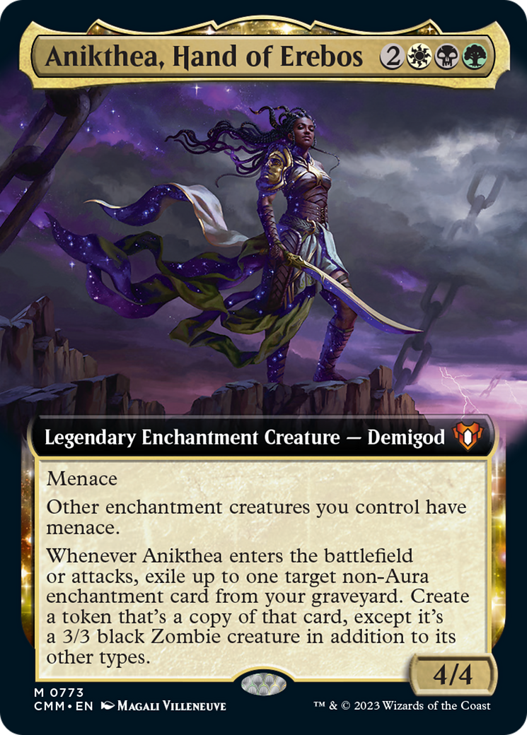 Anikthea, Hand of Erebos (Extended Art) [Commander Masters] | Gaming Infinity