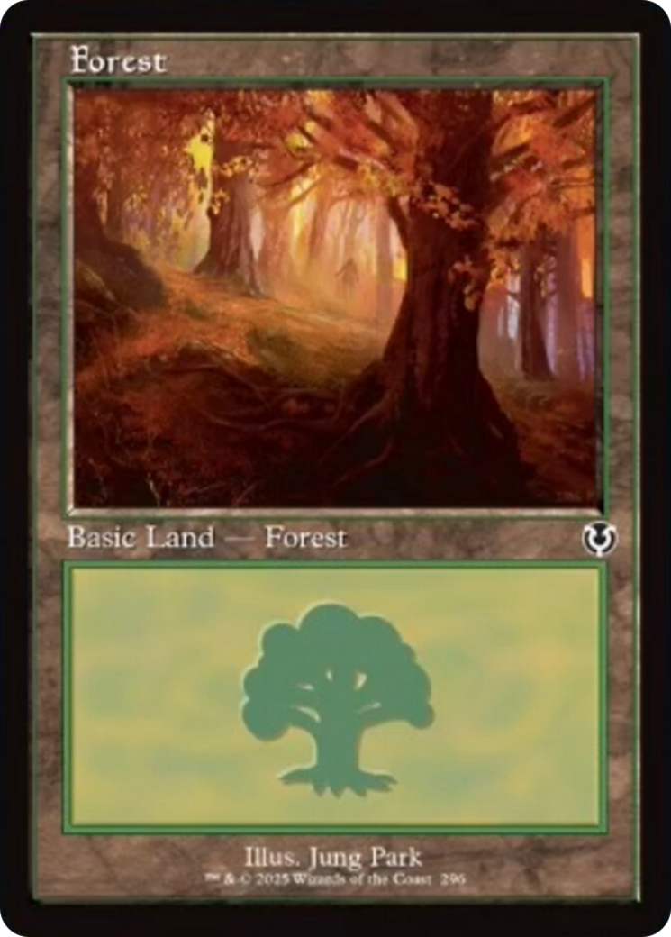 Forest (296) (Retro Frame) [Innistrad Remastered] | Gaming Infinity