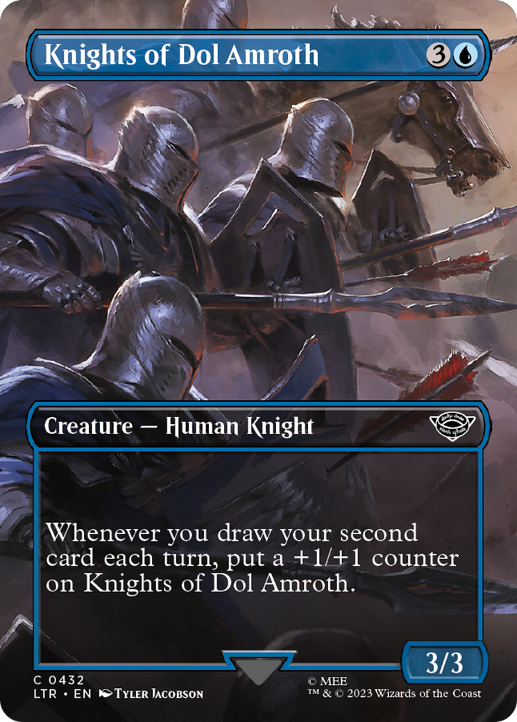 Knights of Dol Amroth (Borderless Alternate Art) [The Lord of the Rings: Tales of Middle-Earth] | Gaming Infinity