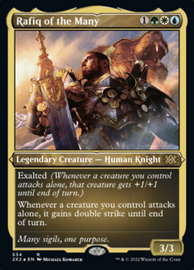 Rafiq of the Many (Foil Etched) [Double Masters 2022] | Gaming Infinity