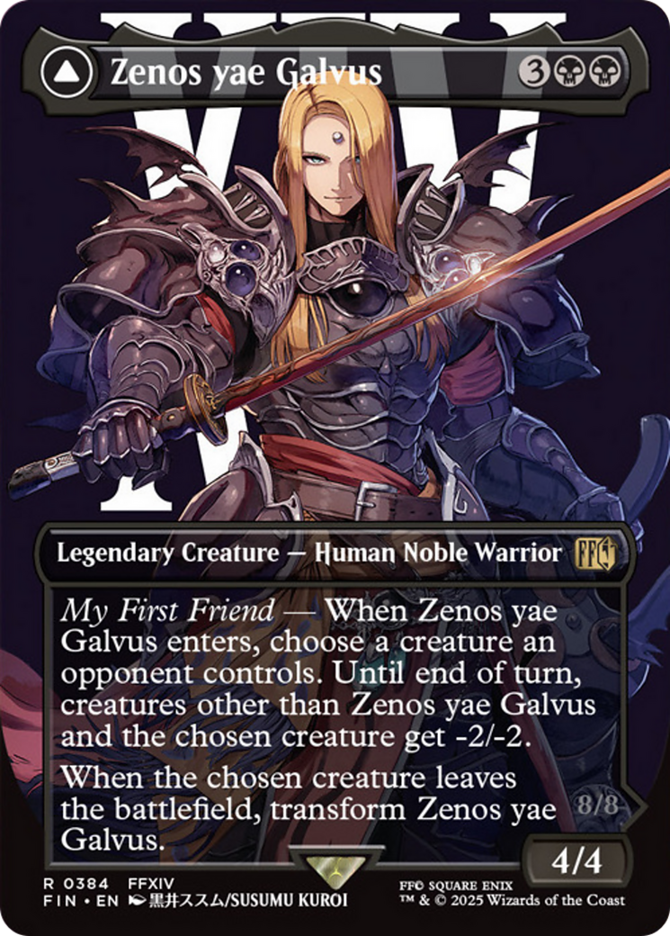 Zenos yae Galvus // Shinryu, Transcendent Rival (Borderless) [FINAL FANTASY] | Gaming Infinity