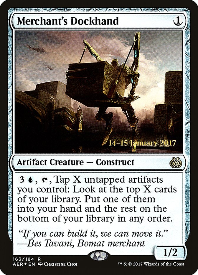 Merchant's Dockhand [Aether Revolt Prerelease Promos] | Gaming Infinity