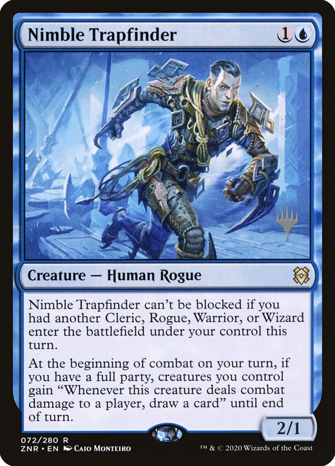 Nimble Trapfinder (Promo Pack) [Zendikar Rising Promos] | Gaming Infinity