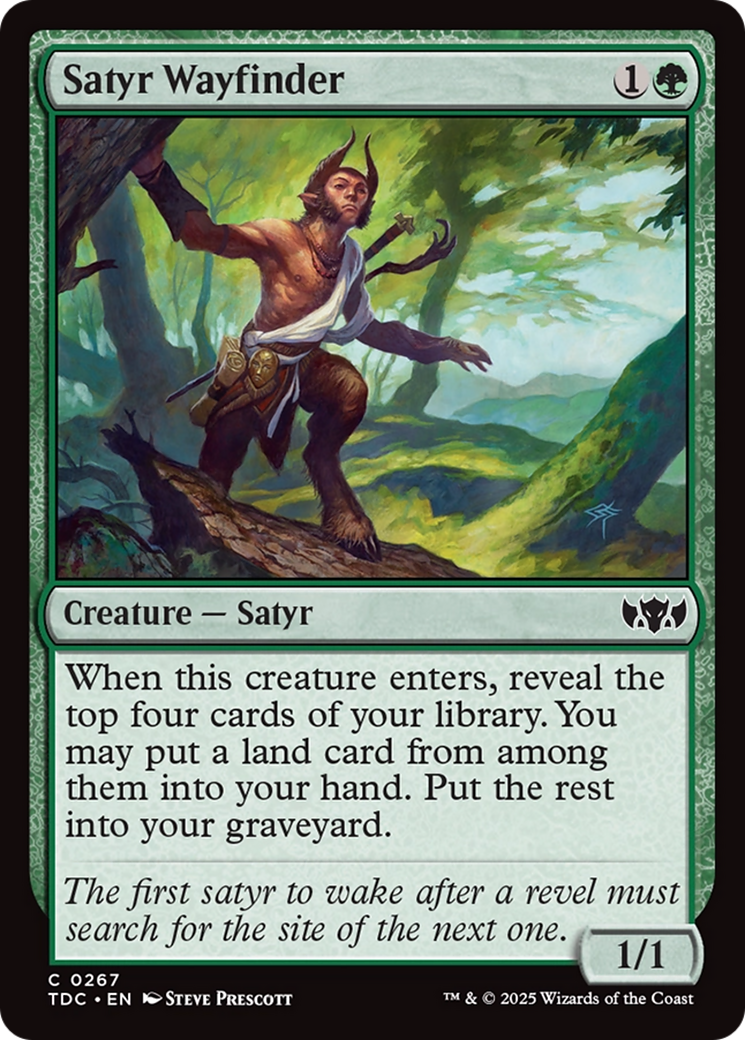 Satyr Wayfinder [Tarkir: Dragonstorm Commander] | Gaming Infinity