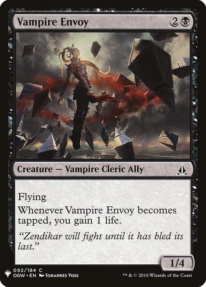 Vampire Envoy [Mystery Booster] | Gaming Infinity
