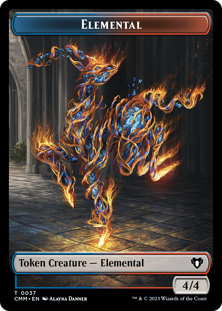 Elemental Token (37) [Commander Masters Tokens] | Gaming Infinity