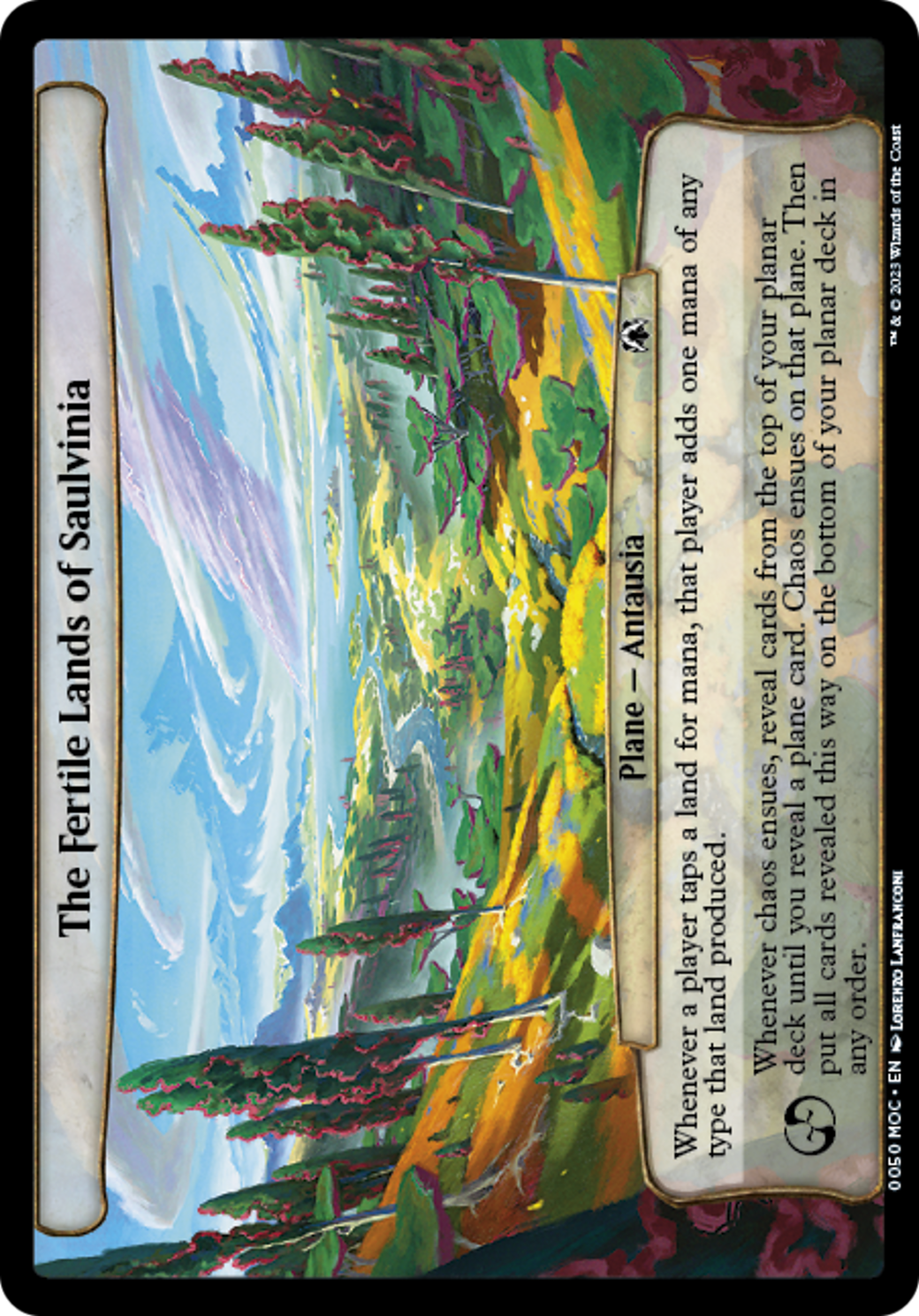 The Fertile Lands of Saulvinia [March of the Machine Commander] | Gaming Infinity