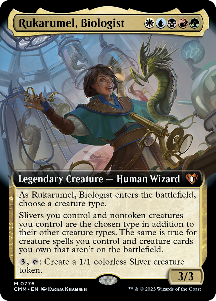 Rukarumel, Biologist (Extended Art) [Commander Masters] | Gaming Infinity