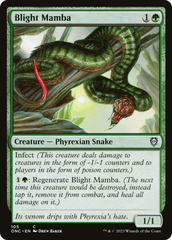 Blight Mamba [Phyrexia: All Will Be One Commander] | Gaming Infinity