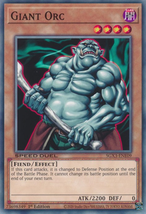 Giant Orc [SGX3-ENE09] Common | Gaming Infinity