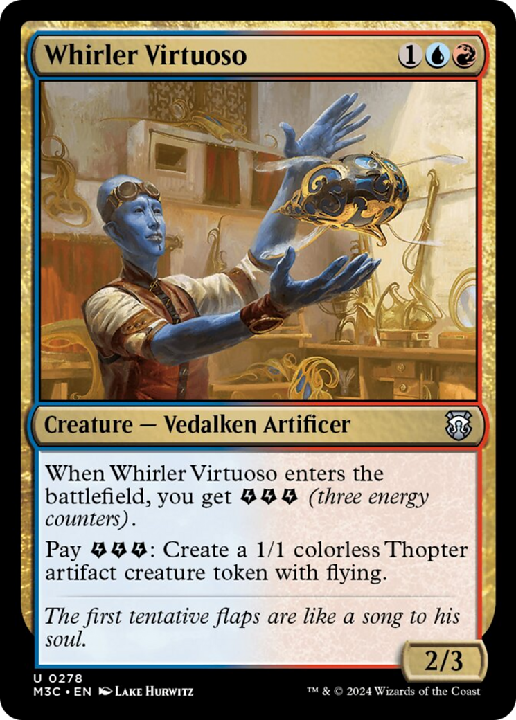 Whirler Virtuoso (Ripple Foil) [Modern Horizons 3 Commander] | Gaming Infinity