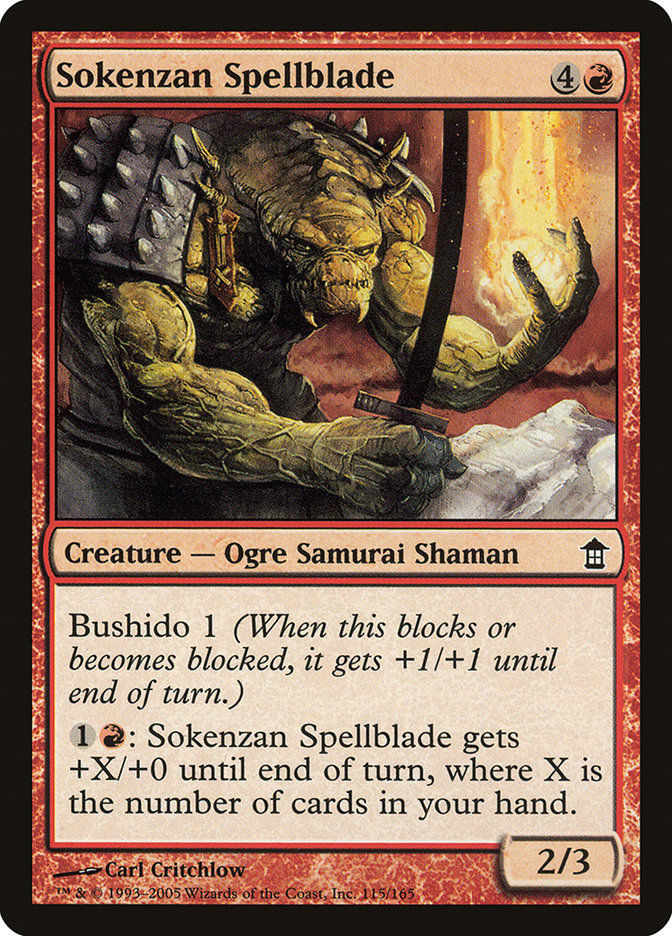 Sokenzan Spellblade [Saviors of Kamigawa] | Gaming Infinity