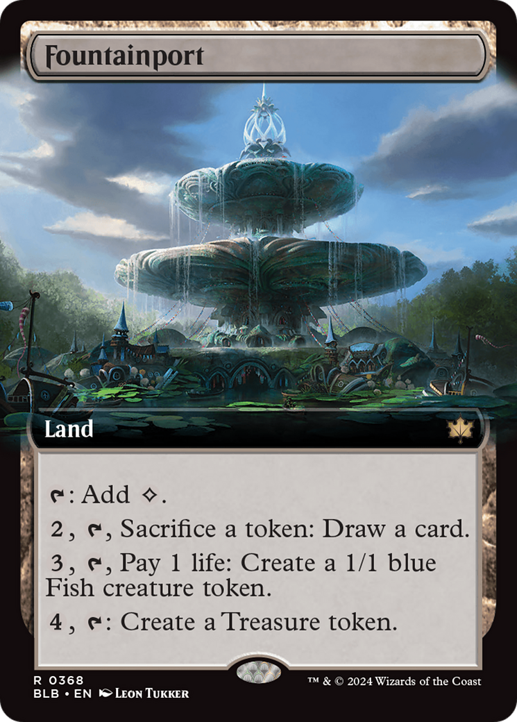 Fountainport (Extended Art) [Bloomburrow] | Gaming Infinity