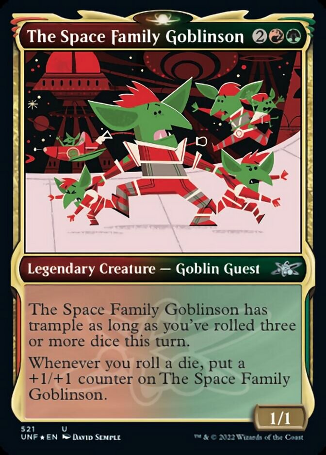 The Space Family Goblinson (Showcase) (Galaxy Foil) [Unfinity] | Gaming Infinity