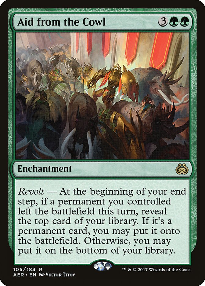 Aid from the Cowl [Aether Revolt] | Gaming Infinity