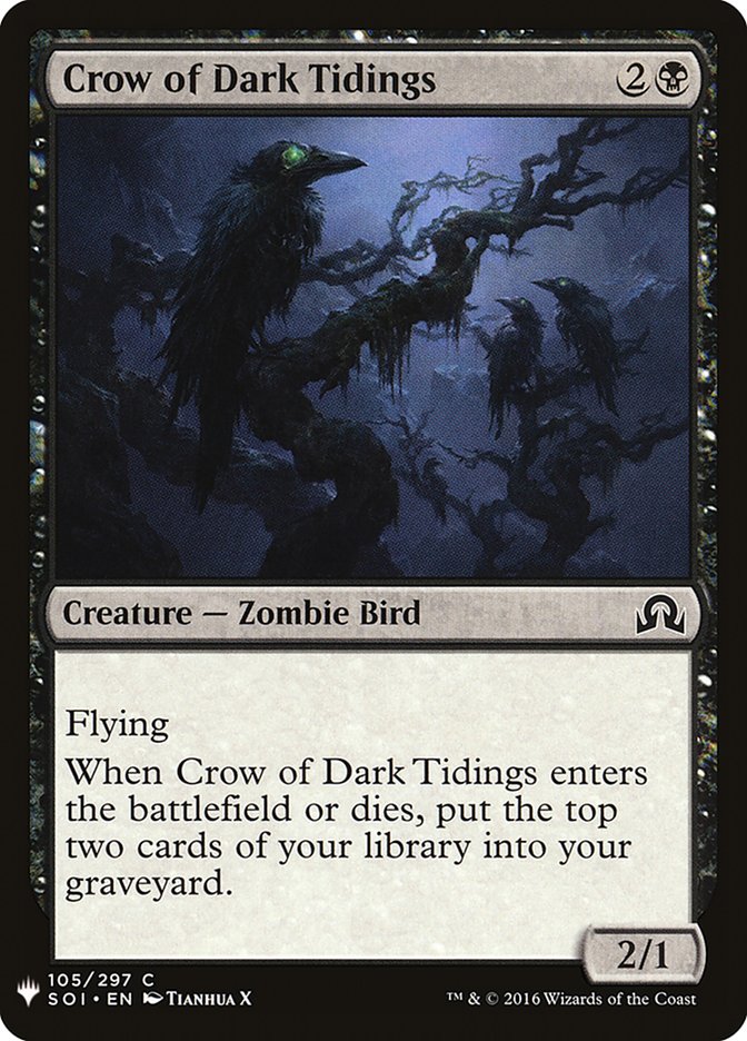 Crow of Dark Tidings [Mystery Booster] | Gaming Infinity